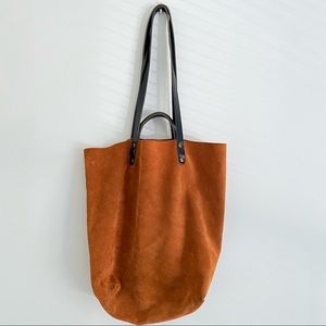 Suede Leather Shoulder Bag